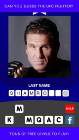 Icon UFC Fighter Pop Quiz: Guess what's that ultimate mma athlete in this word trivia game!
