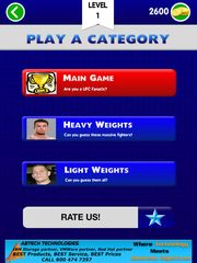 Icon UFC Fighter Pop Quiz: Guess what's that ultimate mma athlete in this word trivia game!
