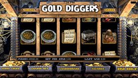 Gold Diggers 3D Slot Machine