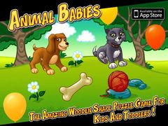   -         (Animal Babies - The Amazing Wooden Shape Puzzle Game For Kids And Toddlers)