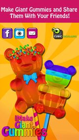iMake Giant Gummies - Free Gummy Maker by Cubic Frog Apps!